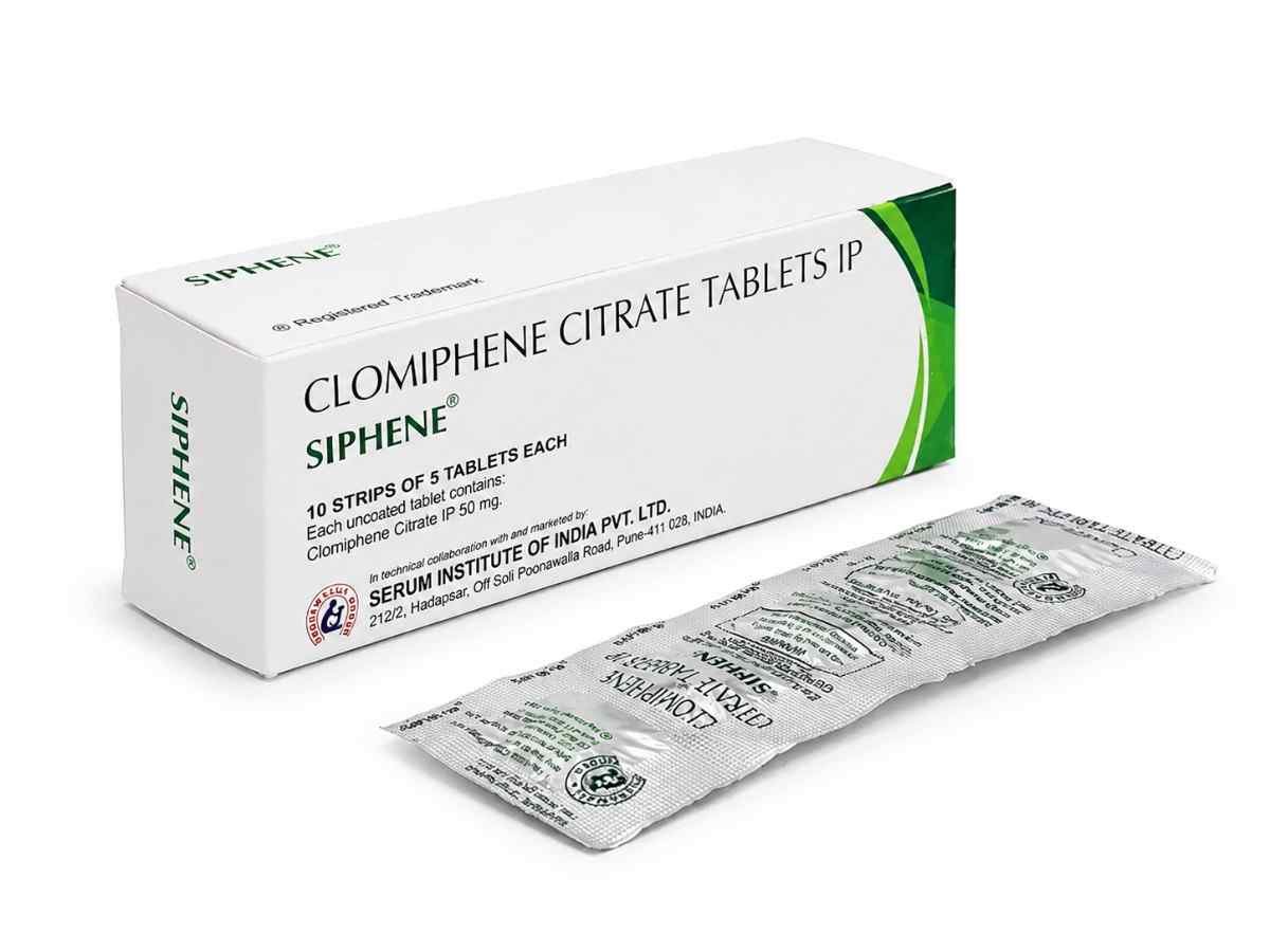 Siphene 50mg Tablet (Clomiphene)