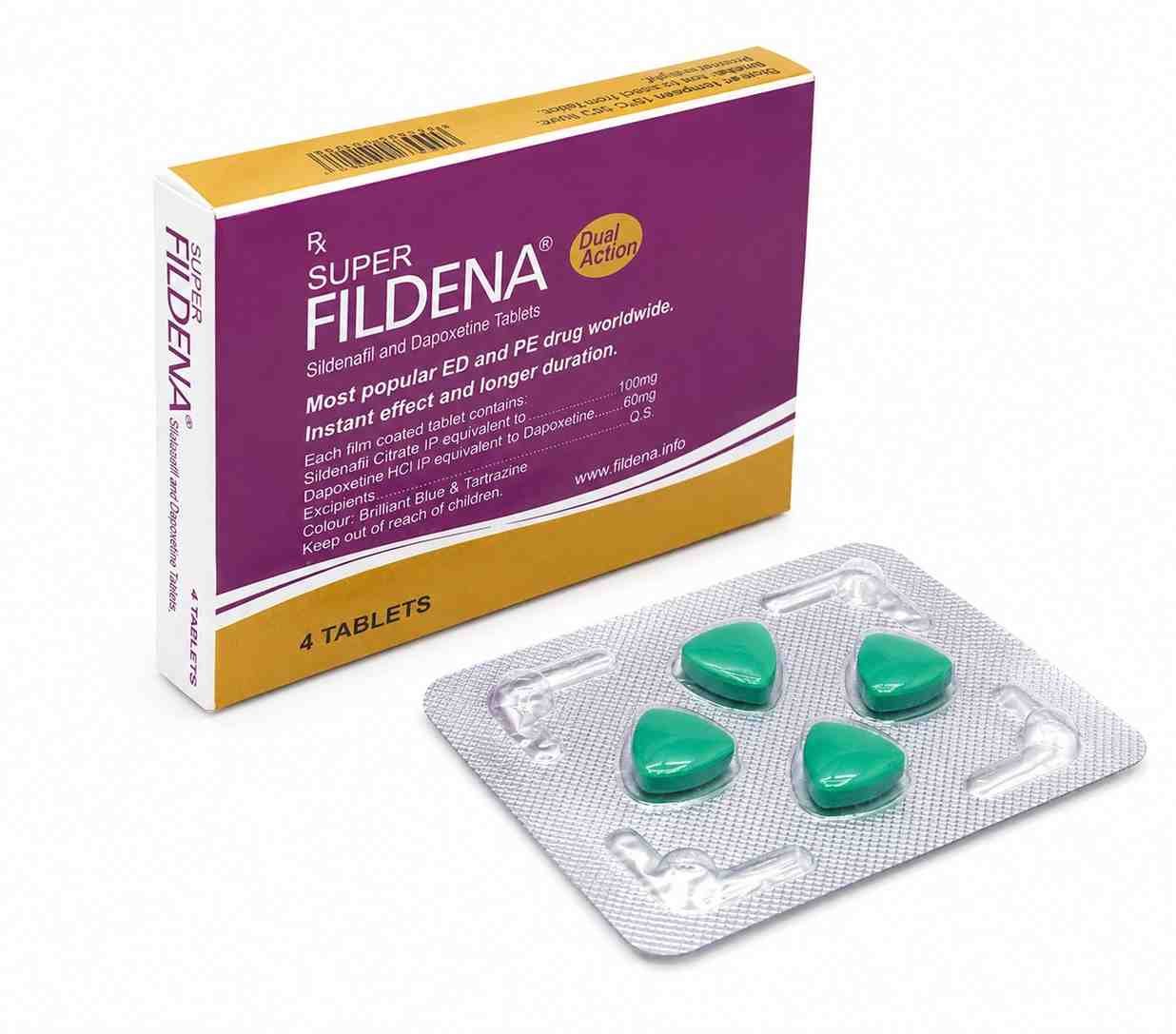 Super Fildena (Sildenafil/Dapoxetine)