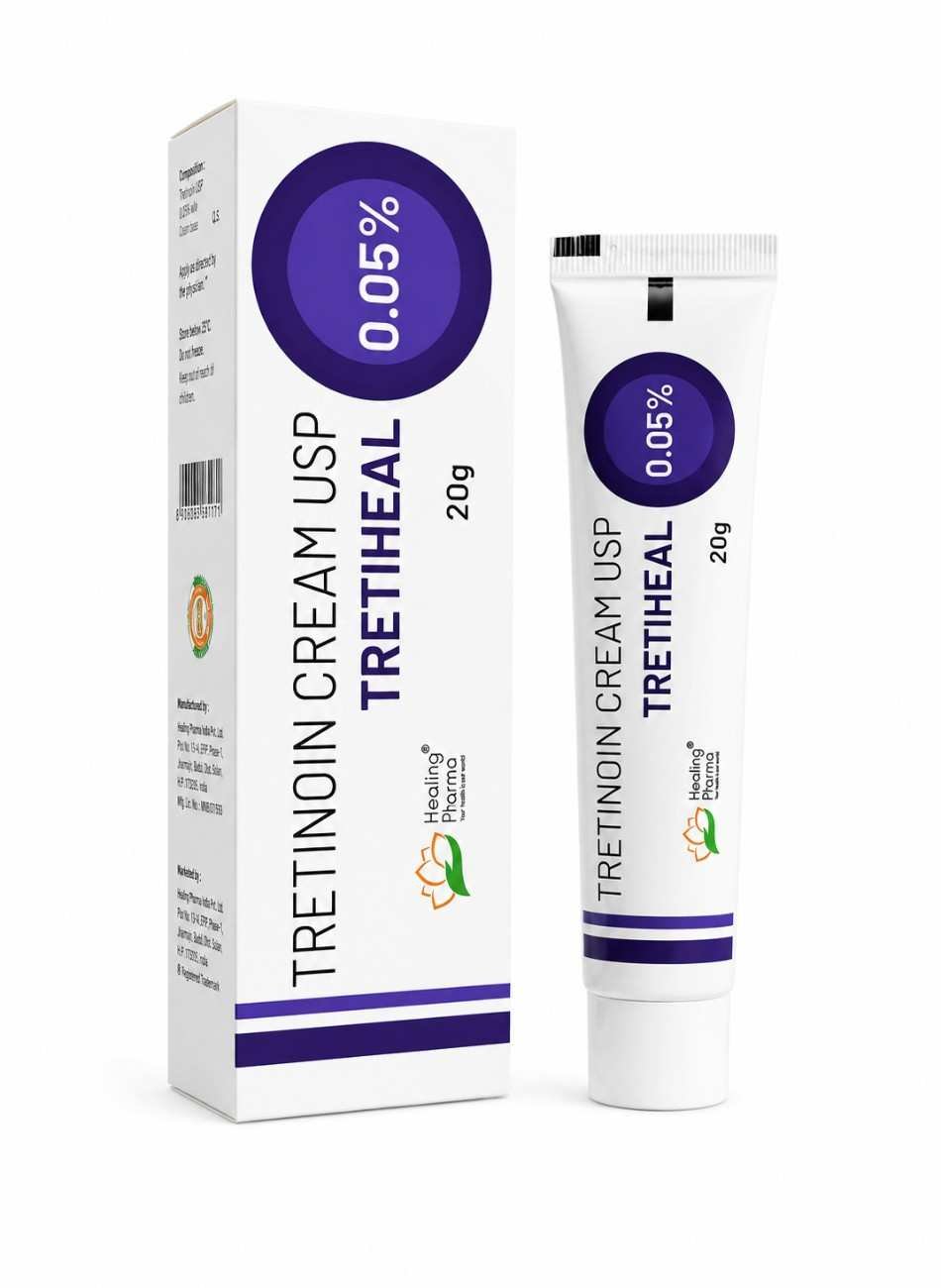 Tretinoin 0.05% Cream (Tretiheal)